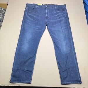 Levi's Jeans 502 Taper Flex Stretch Medium Wash Blue Mens 48x34
